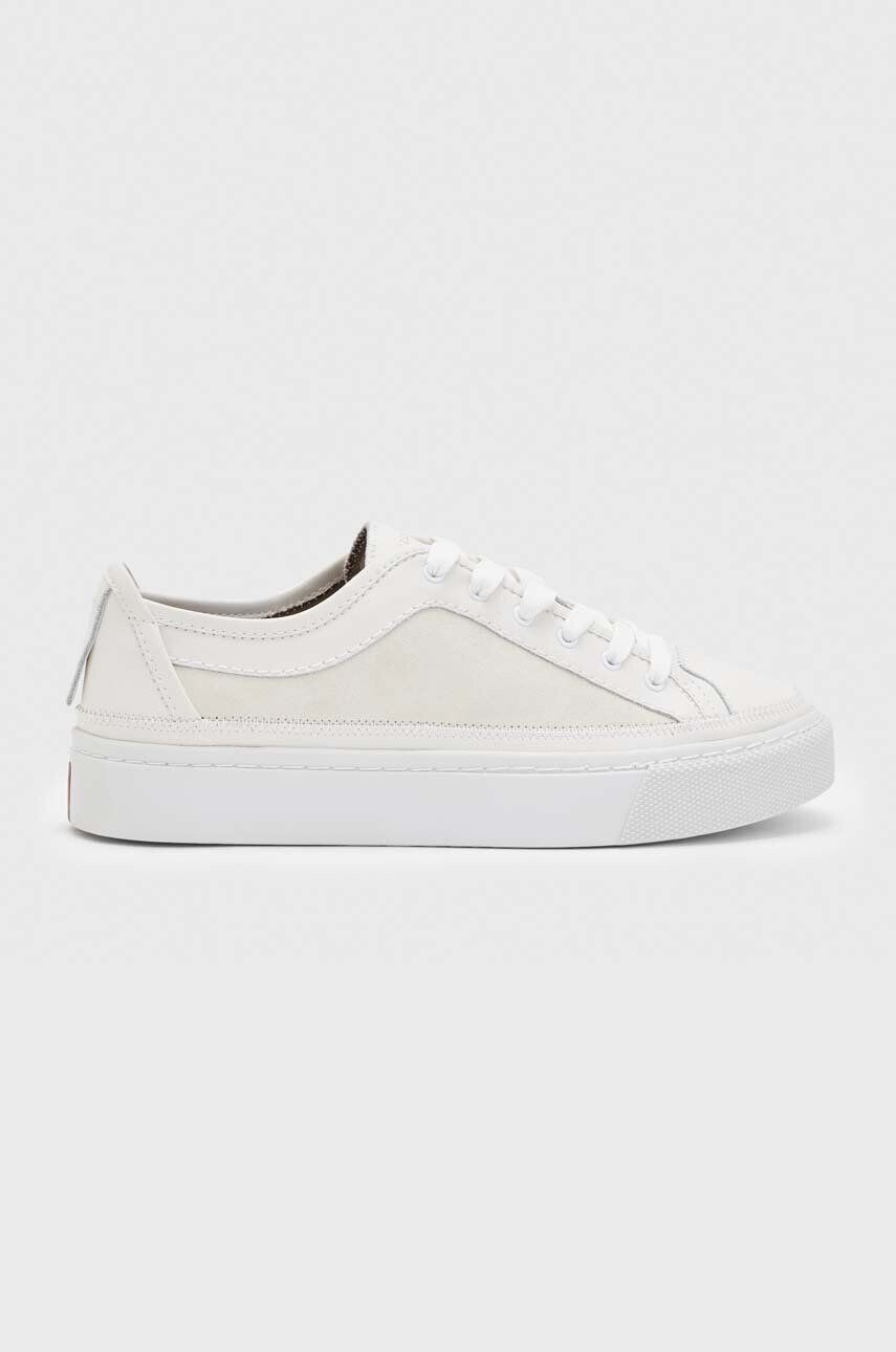 AllSaints sneakers din piele MILLA culoarea bej WF716Y - Pled.ro