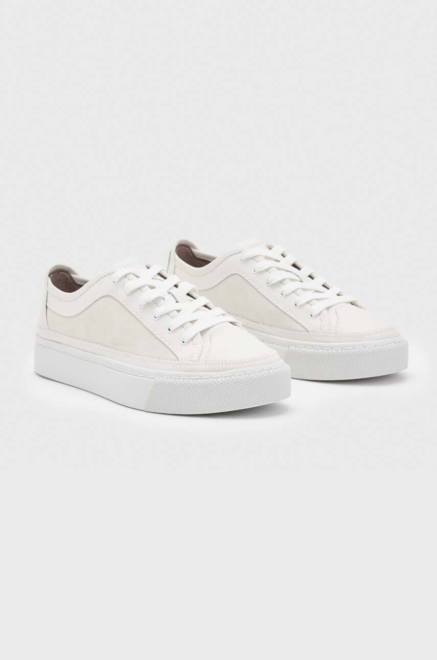 AllSaints sneakers din piele MILLA culoarea bej WF716Y - Pled.ro