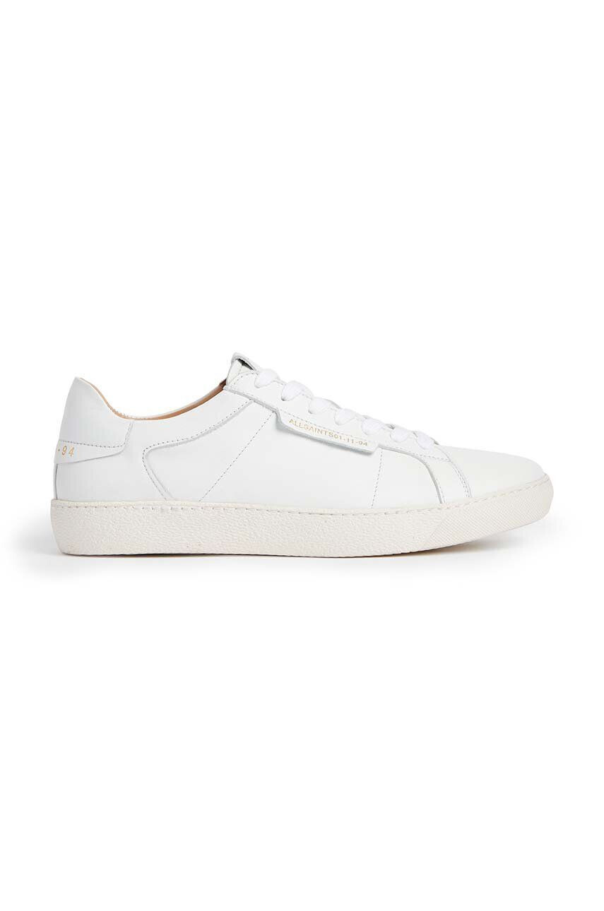 AllSaints sneakers din piele Sheer culoarea alb - Pled.ro