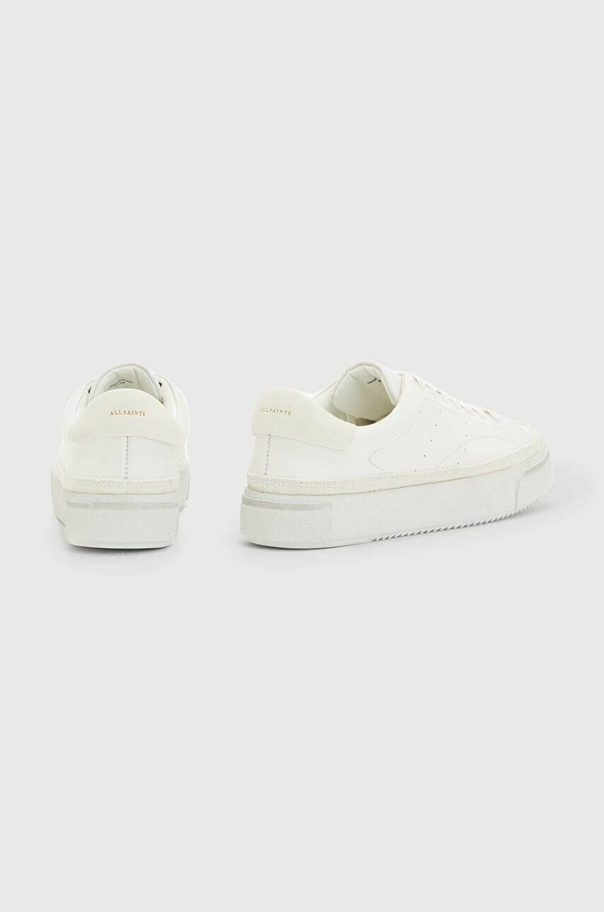 AllSaints sneakers din piele TRISH culoarea alb WF031S - Pled.ro