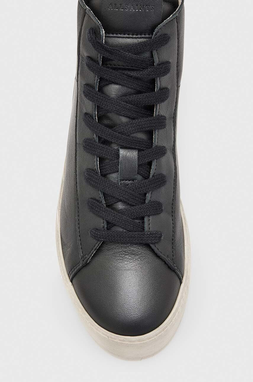 AllSaints tenisi de piele Tana High Top femei culoarea negru - Pled.ro