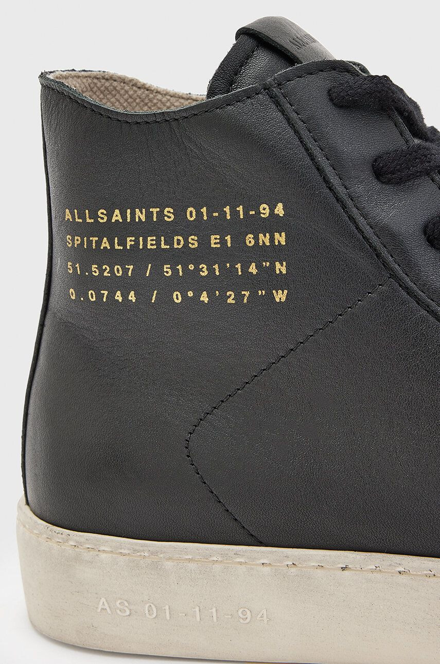 AllSaints tenisi de piele Tana High Top femei culoarea negru - Pled.ro