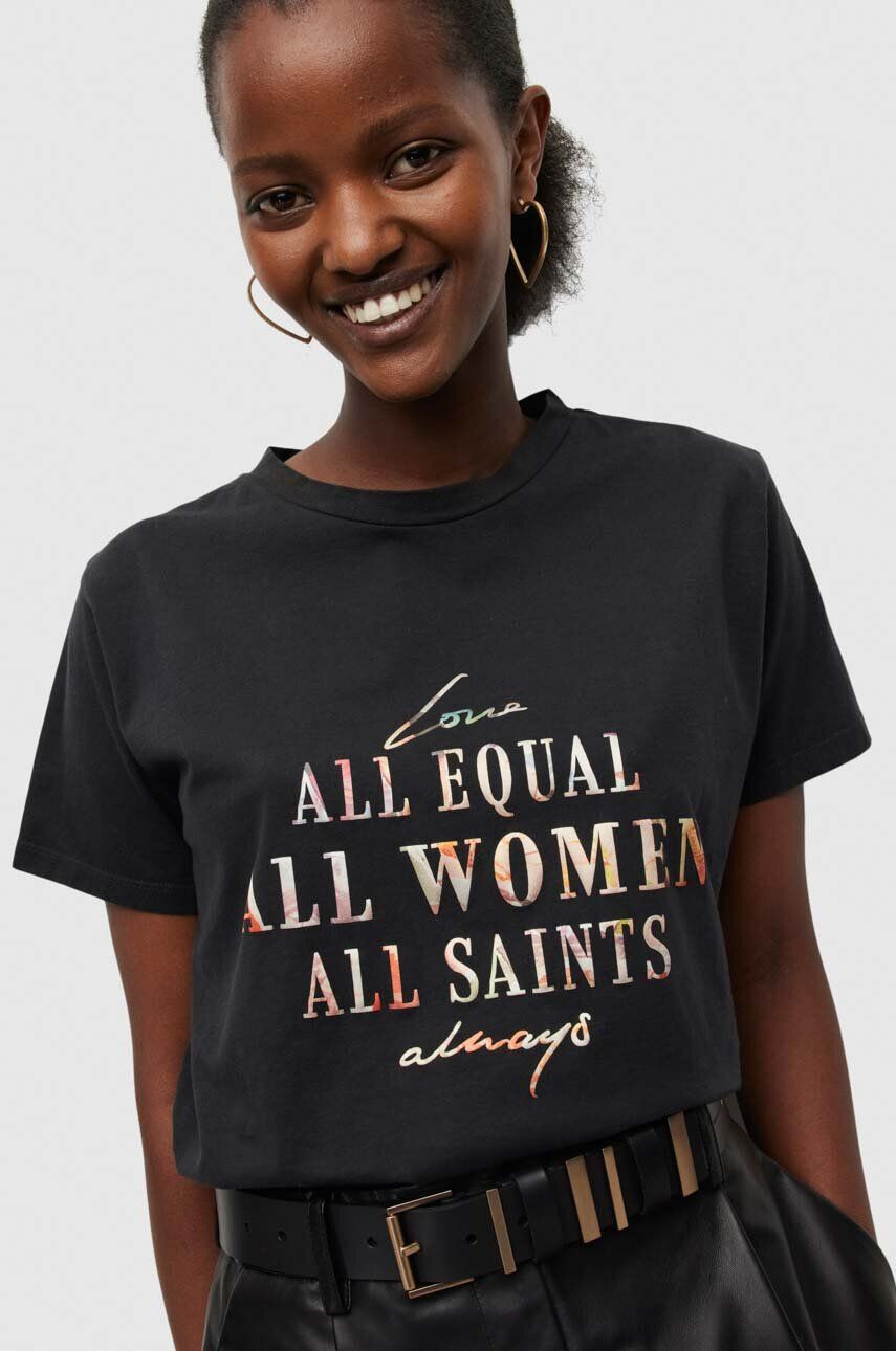 AllSaints tricou din bumbac - Pled.ro