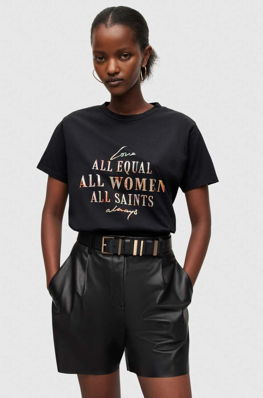 AllSaints tricou din bumbac - Pled.ro