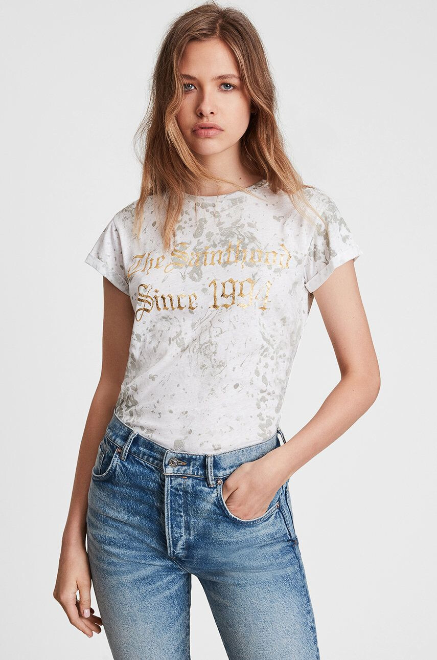 AllSaints Tricou din bumbac - Pled.ro