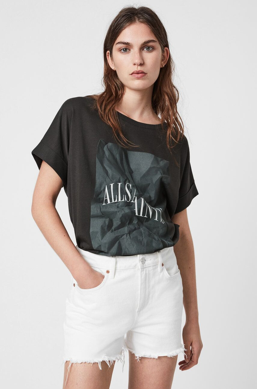 AllSaints Tricou din bumbac - Pled.ro