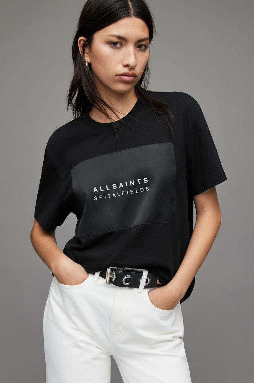 AllSaints tricou din bumbac - Pled.ro