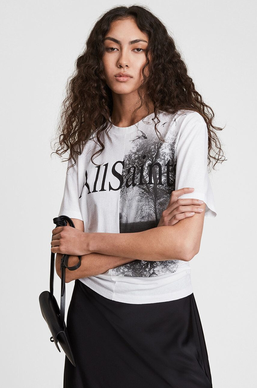 AllSaints tricou din bumbac - Pled.ro