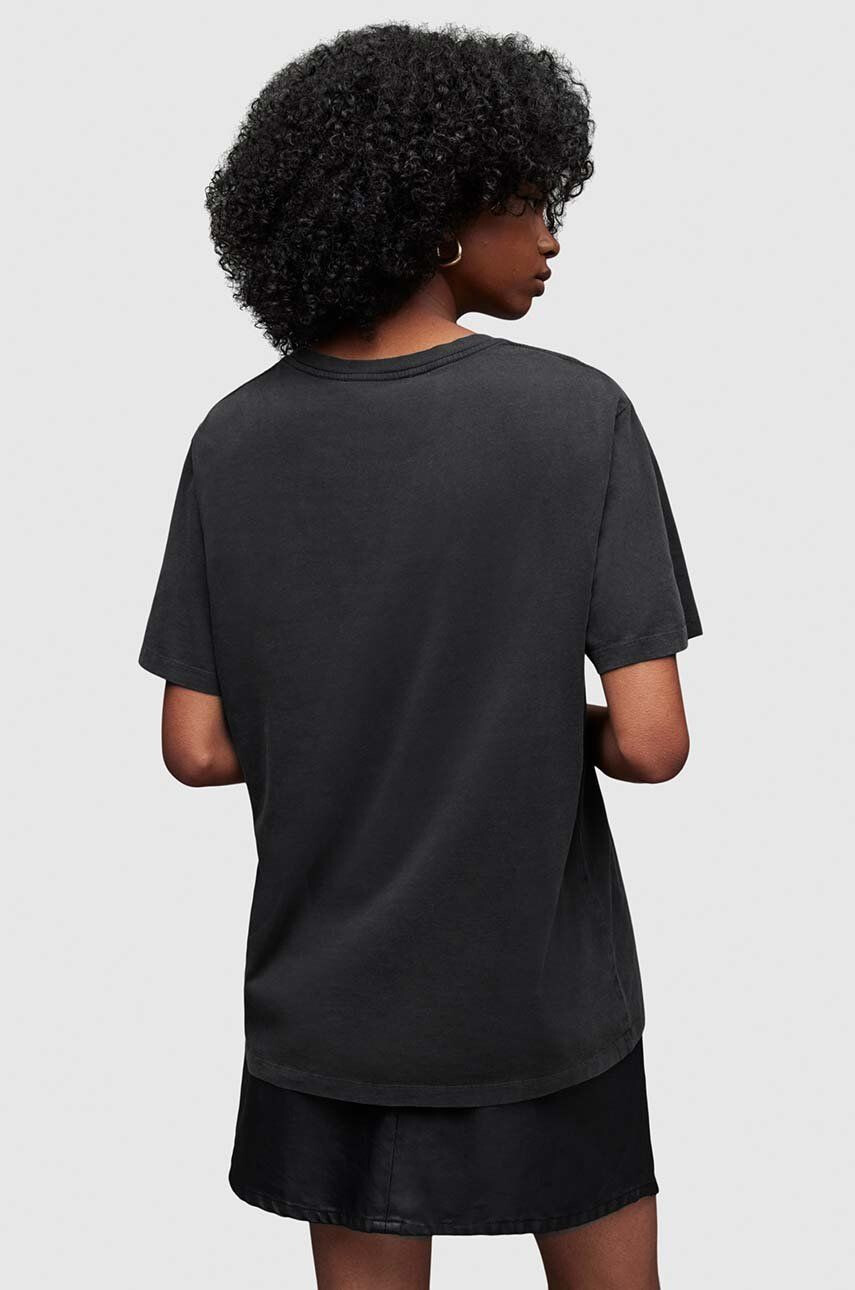 AllSaints tricou din bumbac culoarea negru - Pled.ro