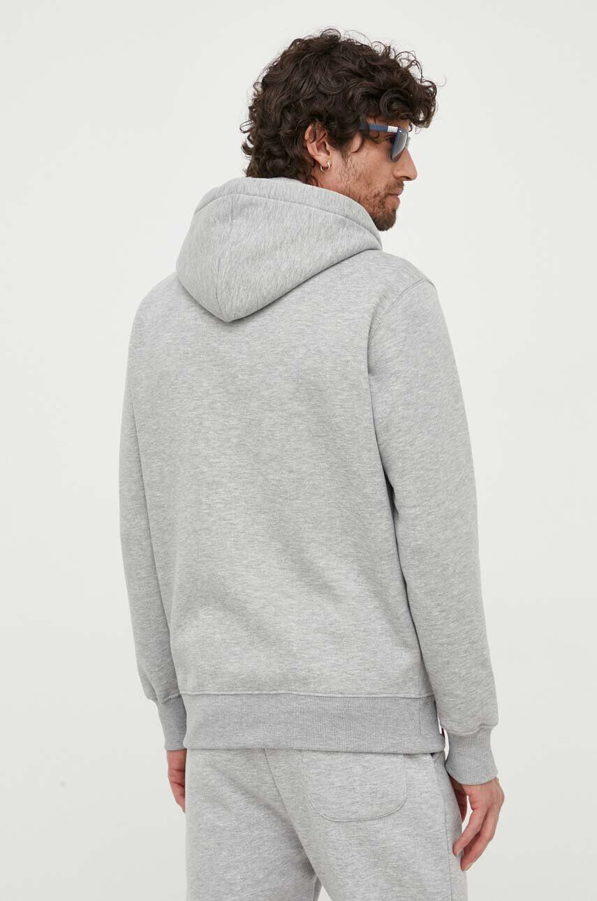 Alpha Industries bluză Basic Hoody bărbați culoarea gri cu glugă cu imprimeu 178312.17-grey - Pled.ro