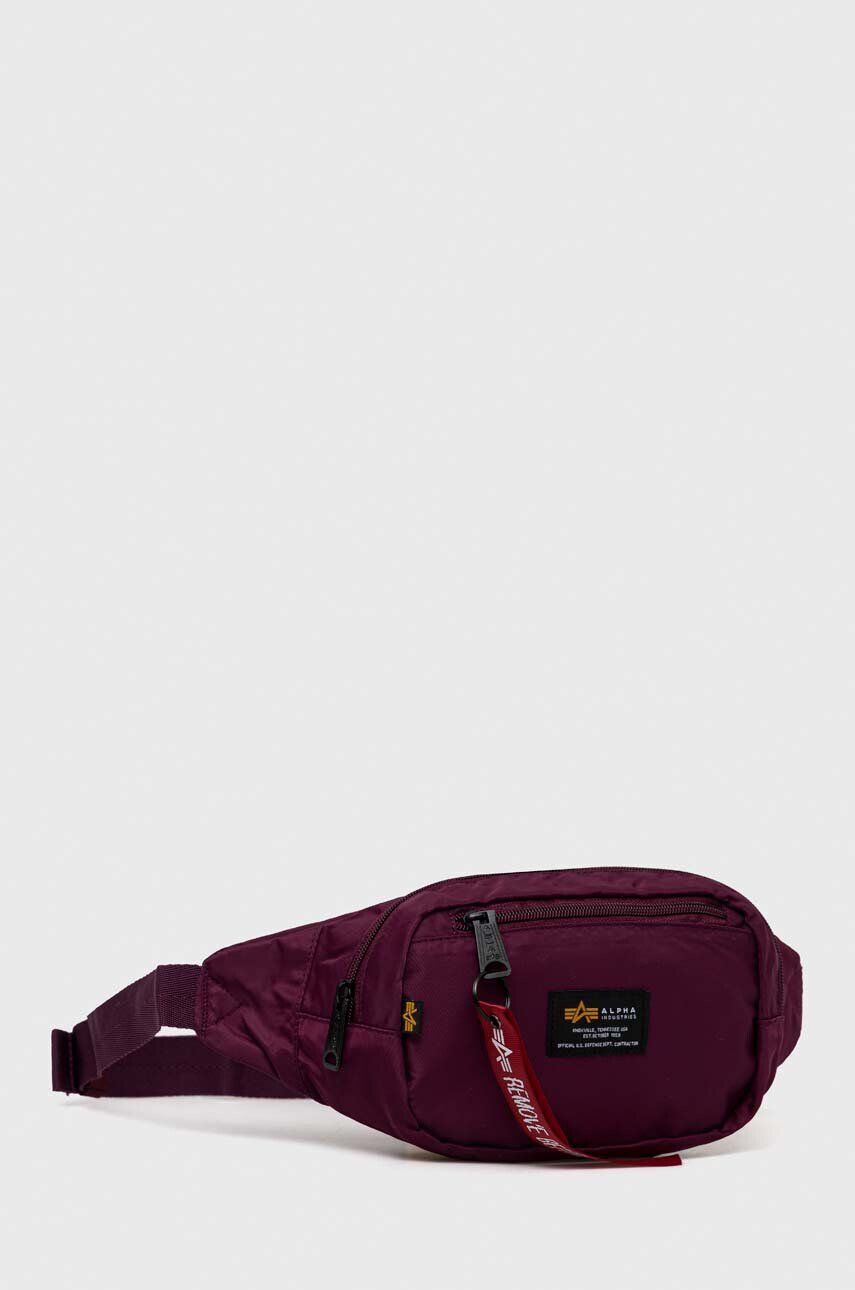 Alpha Industries borsetă culoarea bordo 196923.184-Burgundy - Pled.ro