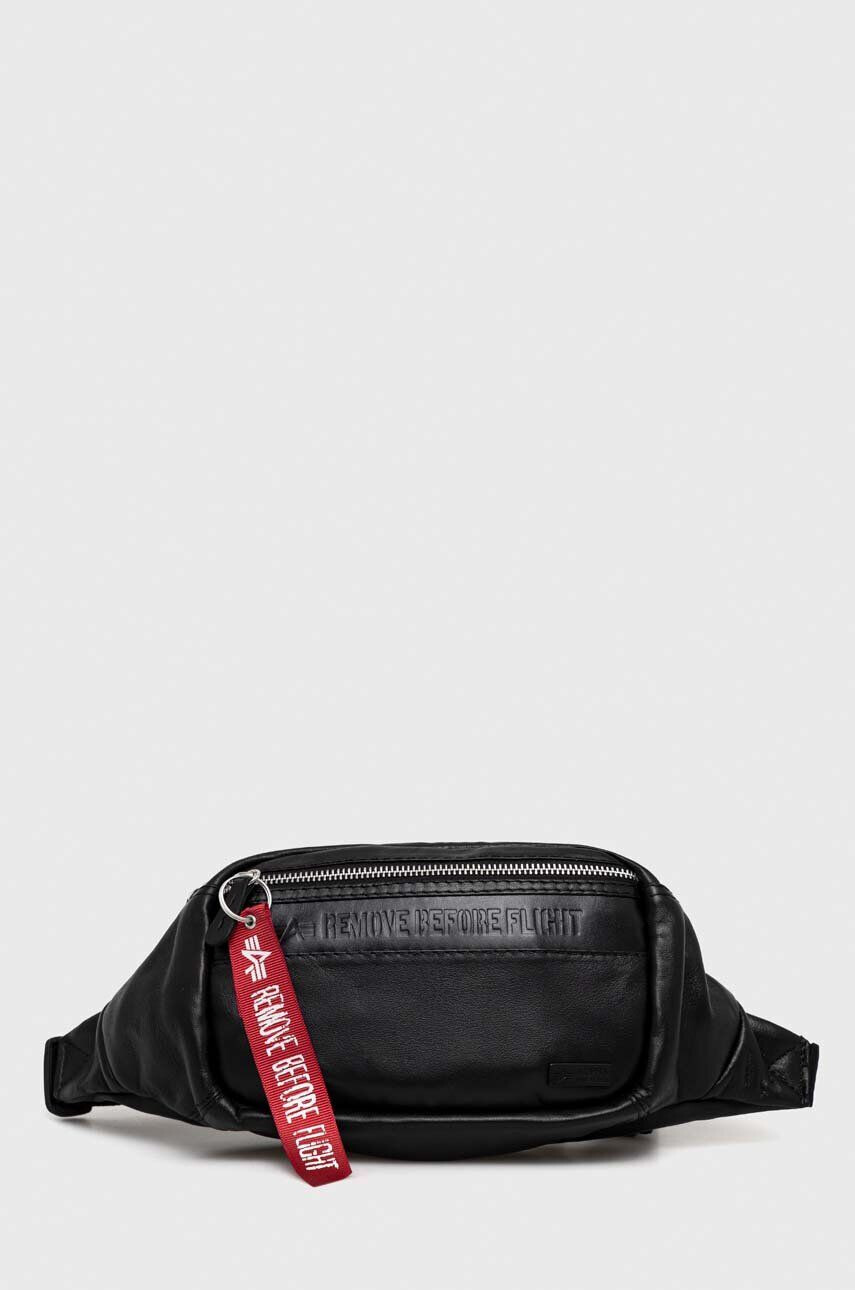 Alpha Industries borseta de piele - Pled.ro