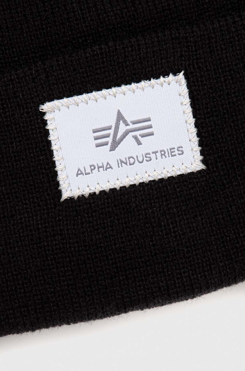 Alpha Industries căciulă X-Fit Beanie culoarea negru 168905.03-Black - Pled.ro