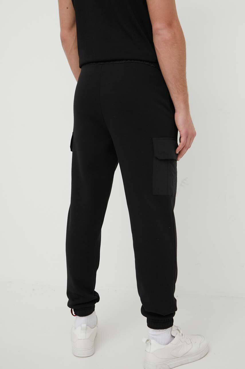 Alpha Industries pantaloni de trening culoarea negru neted 108363.03-Black - Pled.ro