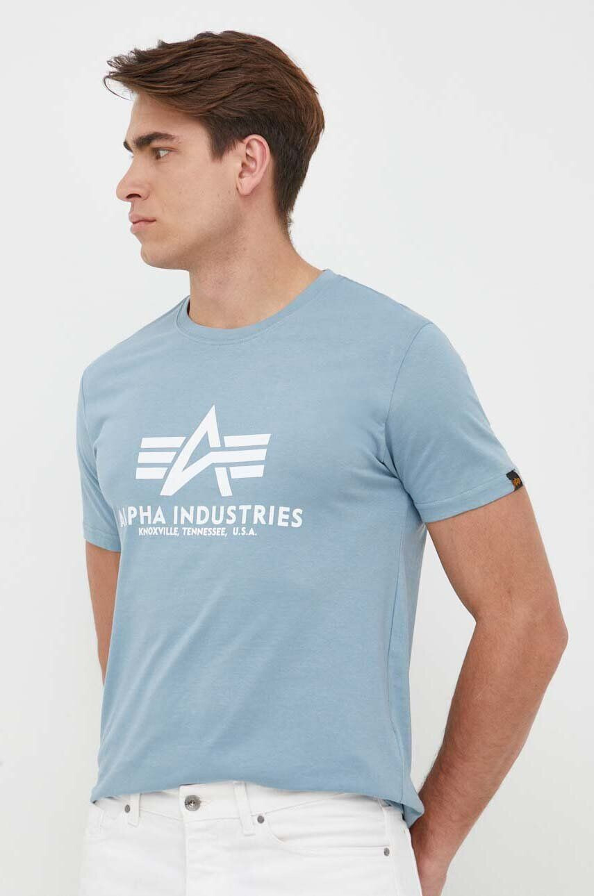 Alpha Industries tricou din bumbac cu imprimeu - Pled.ro