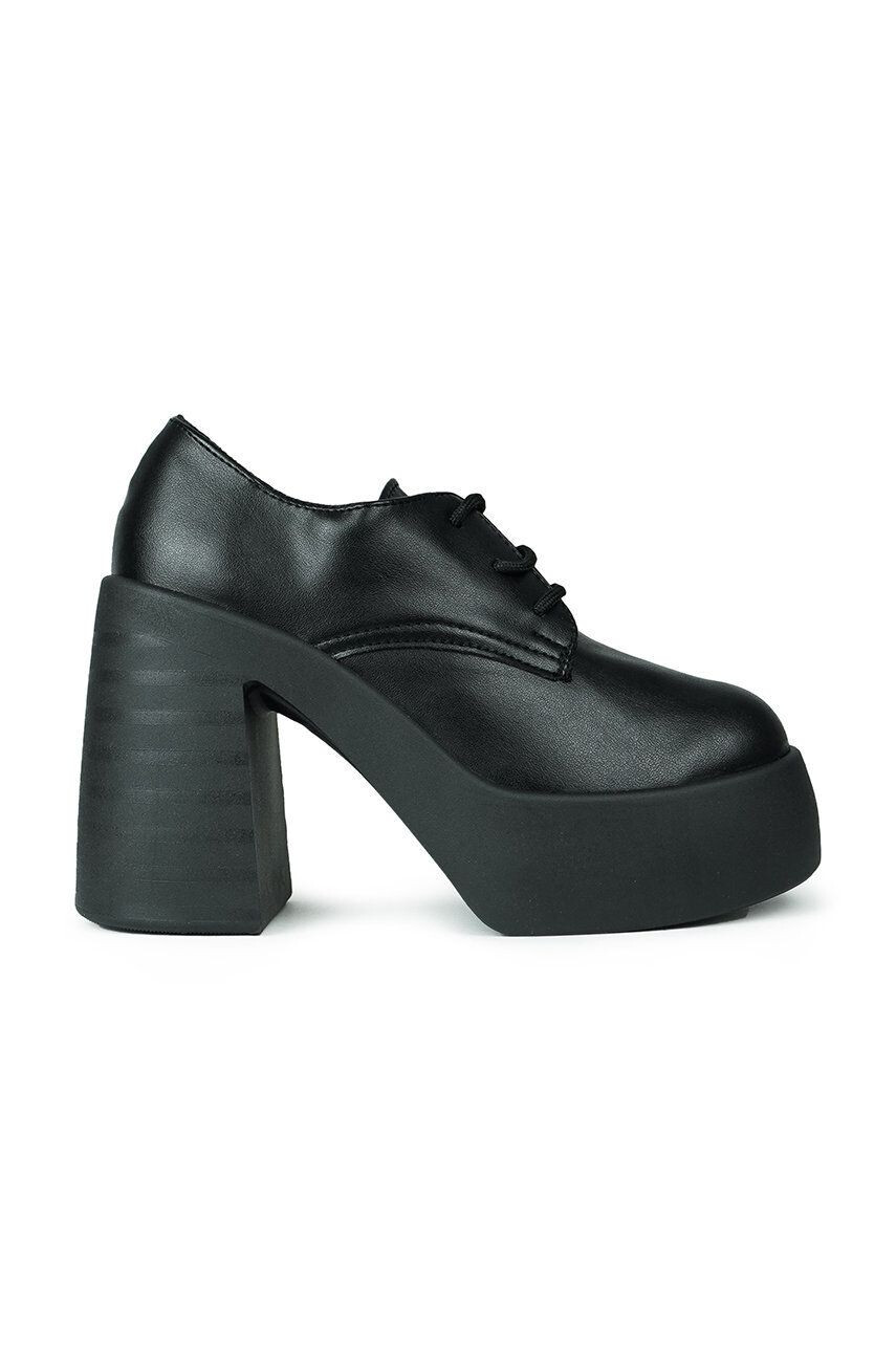 Altercore pumps Adeline femei culoarea negru cu toc drept - Pled.ro