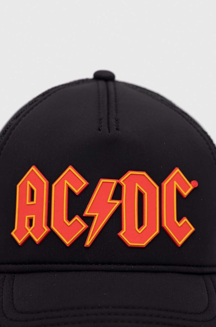 American Needle sapca ACDC culoarea negru cu imprimeu - Pled.ro