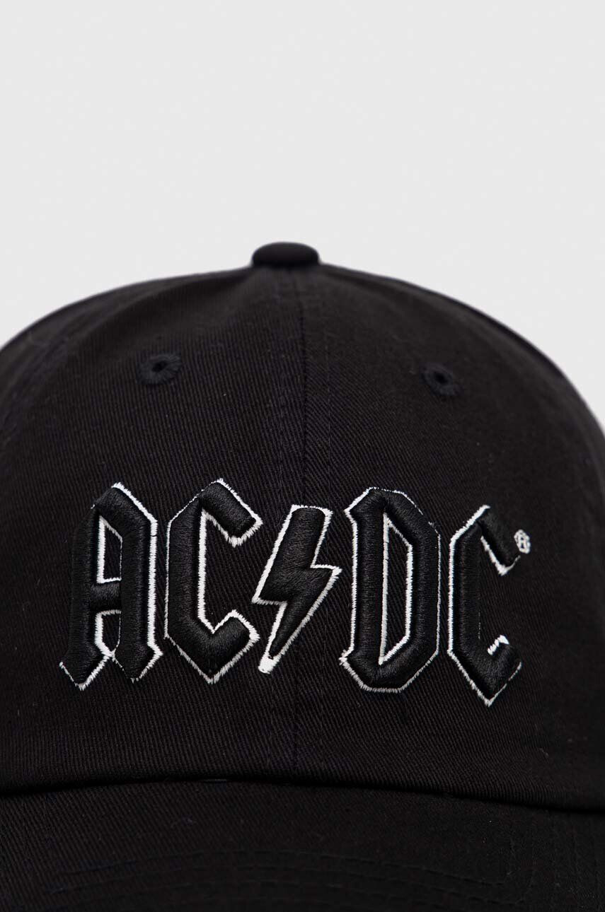 American Needle șapcă de baseball din bumbac ACDC culoarea negru cu imprimeu - Pled.ro