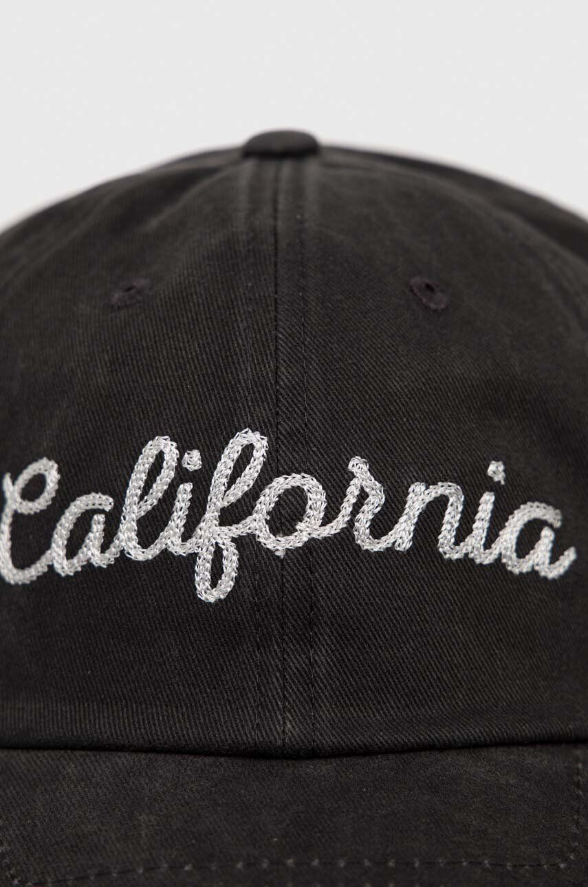 American Needle șapcă de baseball din bumbac California culoarea negru cu imprimeu - Pled.ro