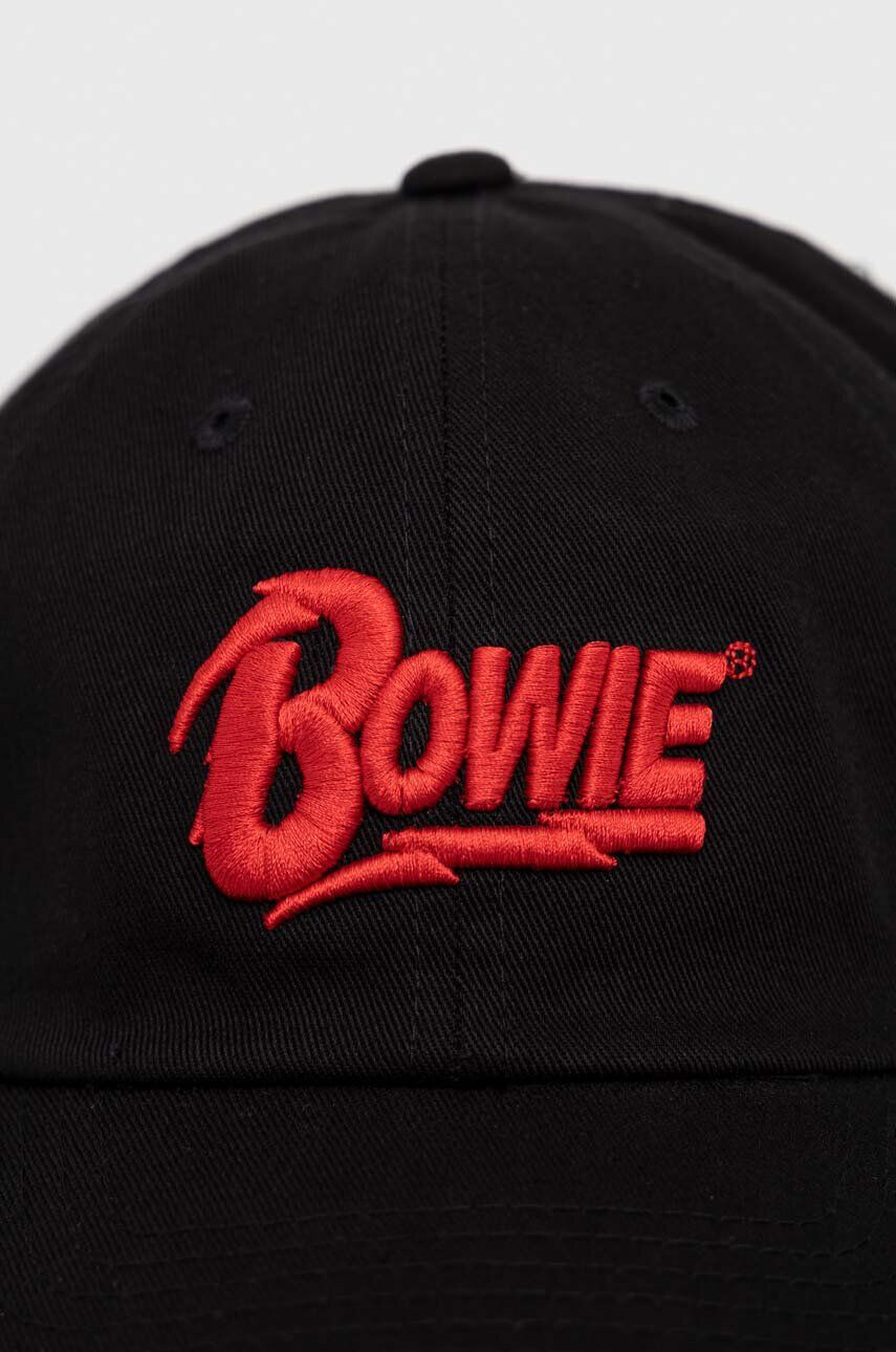 American Needle șapcă de baseball din bumbac David Bowie culoarea negru cu imprimeu - Pled.ro