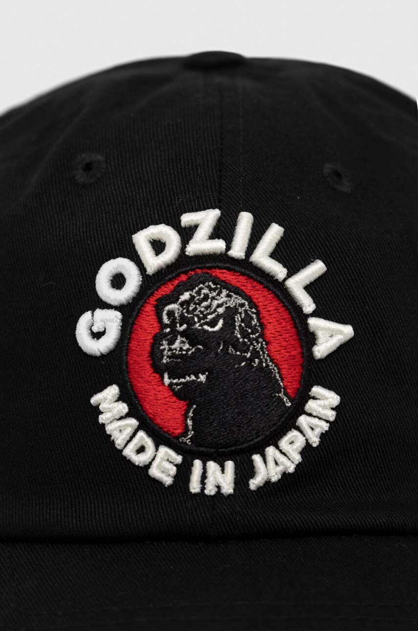 American Needle șapcă de baseball din bumbac Godzilla culoarea negru cu imprimeu - Pled.ro