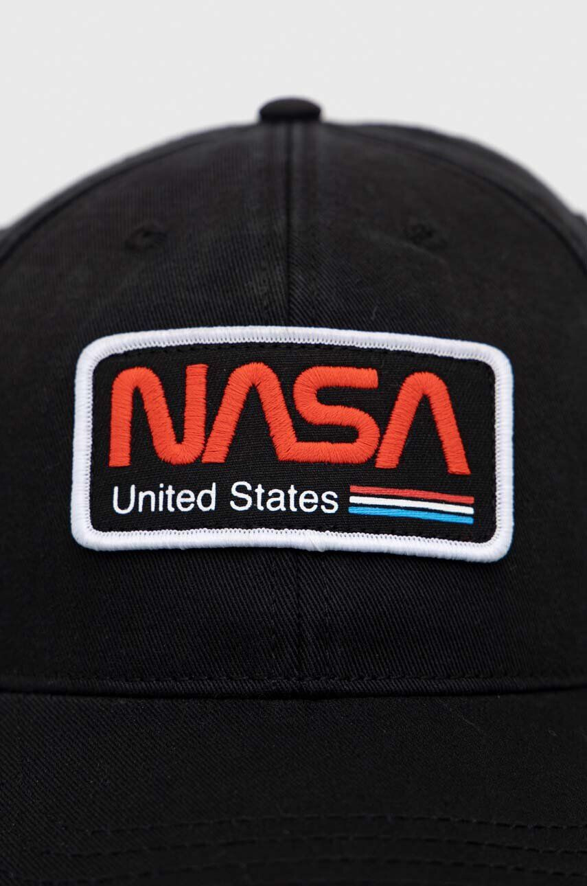 American Needle șapcă de baseball din bumbac NASA culoarea negru cu imprimeu - Pled.ro