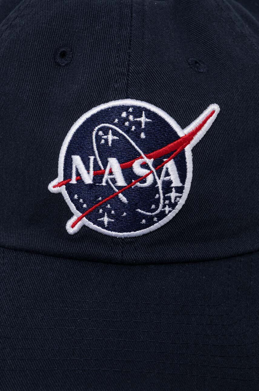 American Needle șapcă de baseball din bumbac Nasa culoarea albastru marin cu imprimeu - Pled.ro