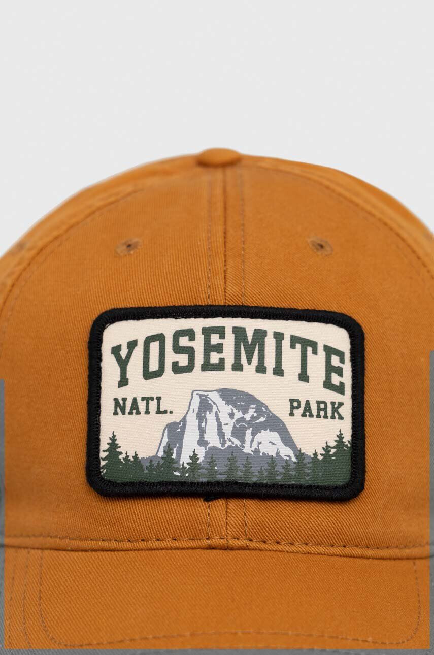 American Needle șapcă de baseball din bumbac Yosemite National Park culoarea portocaliu cu imprimeu - Pled.ro