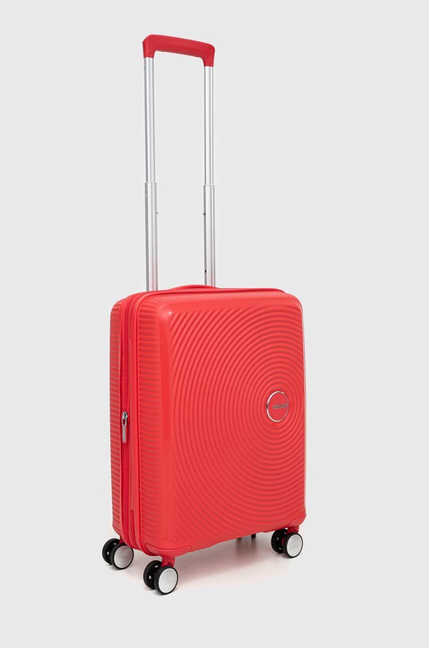 American Tourister valiza culoarea rosu - Pled.ro