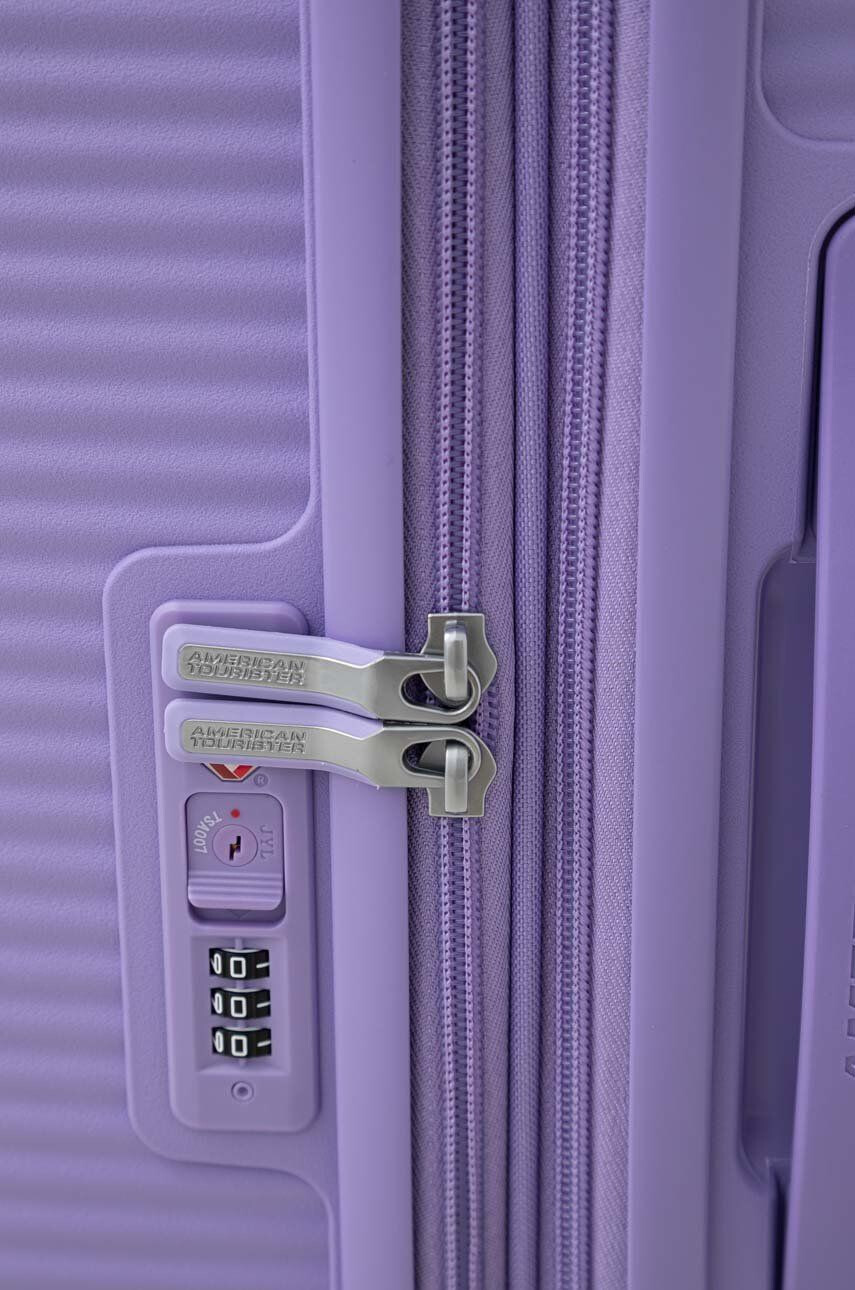 American Tourister valiza culoarea violet - Pled.ro