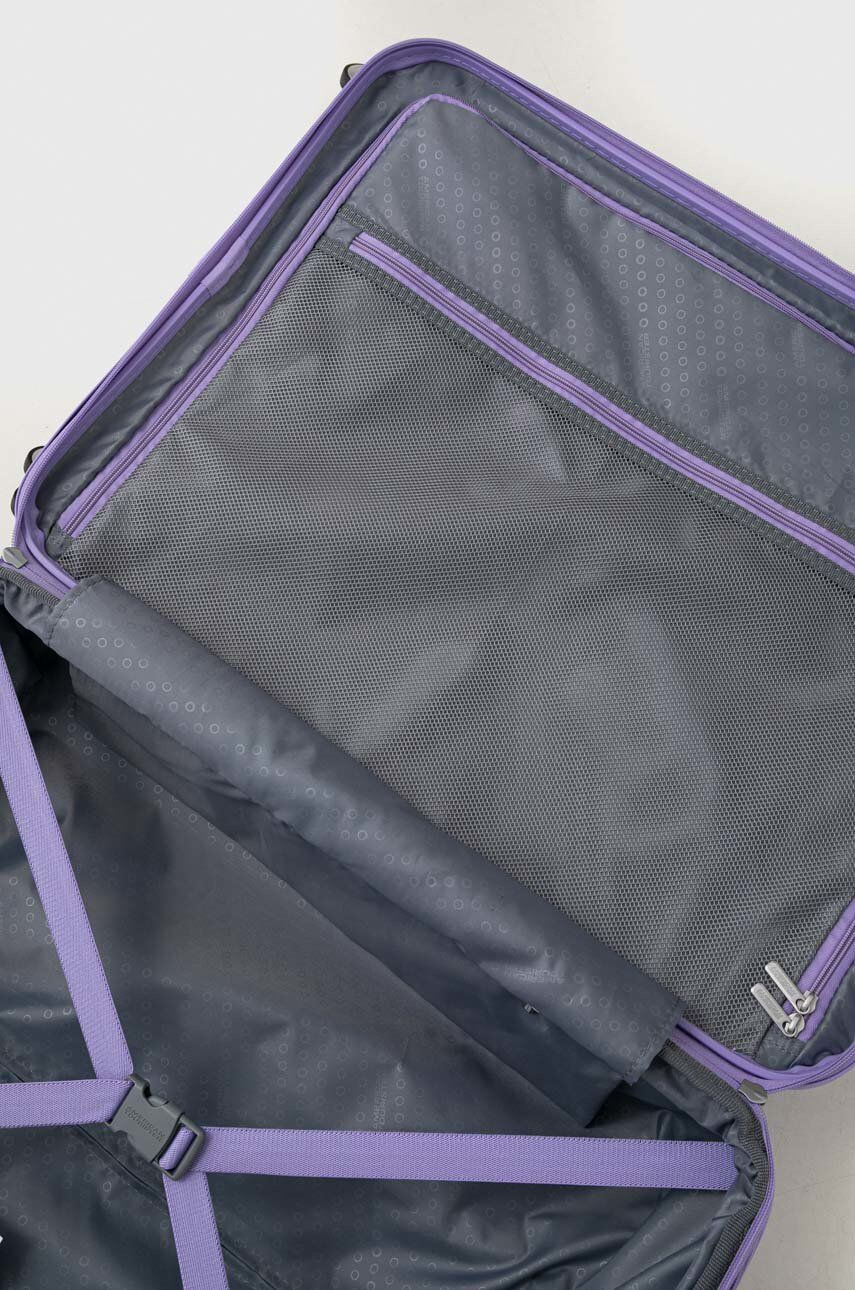 American Tourister valiza culoarea violet - Pled.ro