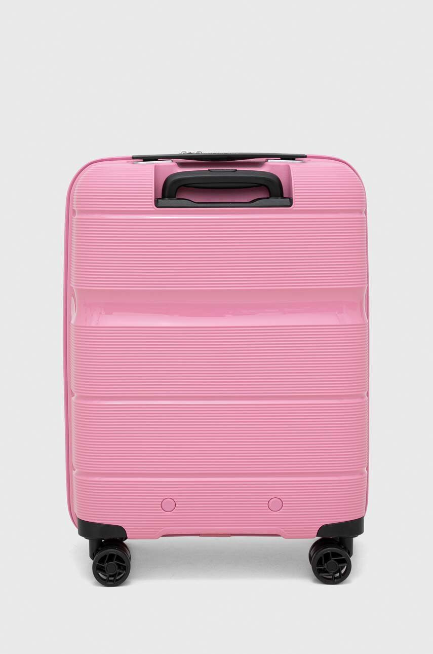 American Tourister valiza culoarea galben - Pled.ro