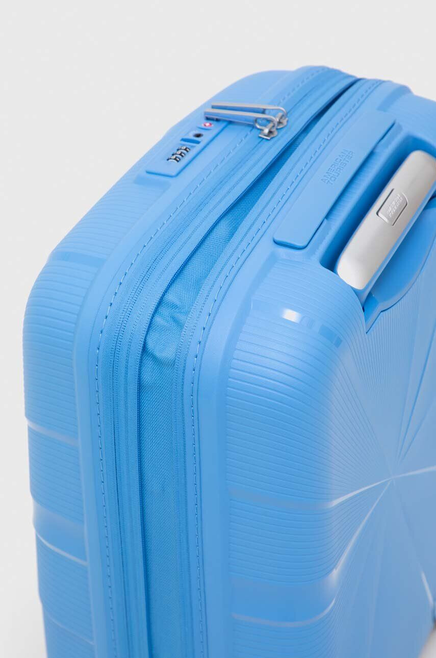 American Tourister valiză culoarea albastră - Pled.ro