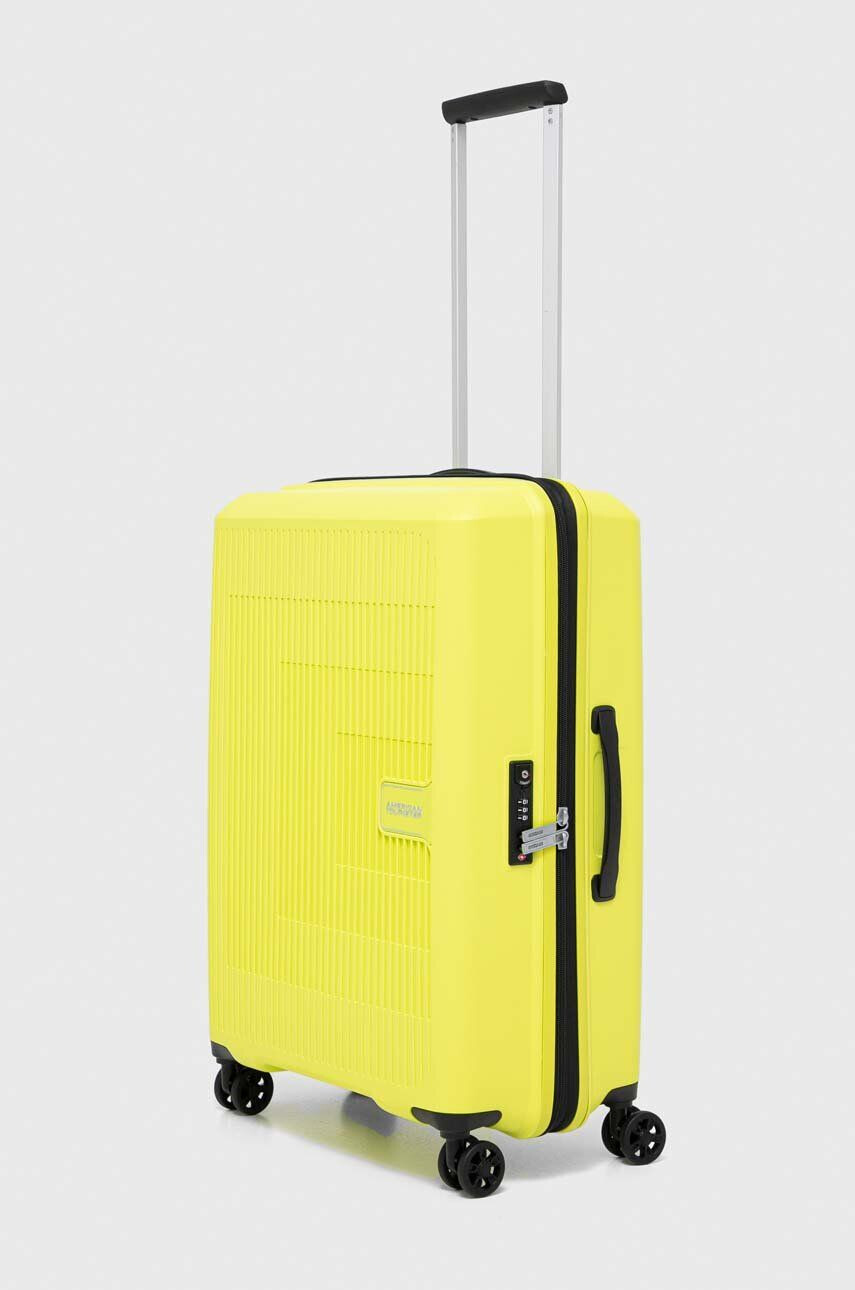 American Tourister valiza culoarea verde - Pled.ro