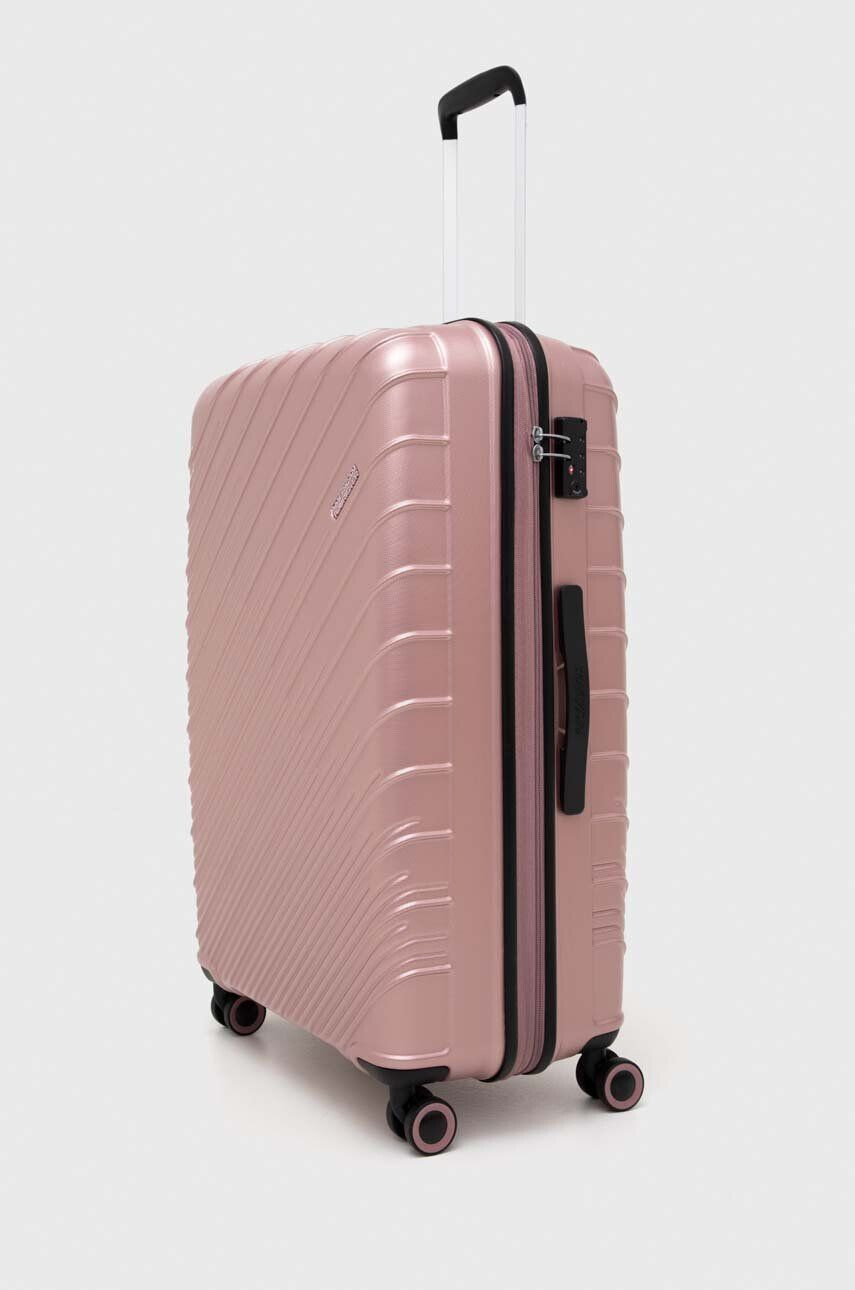 American Tourister valiza culoarea roz - Pled.ro