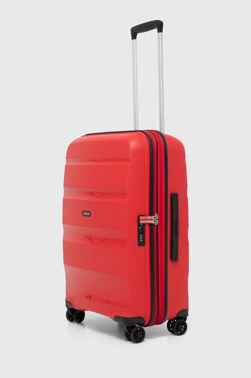 American Tourister valiza culoarea rosu - Pled.ro