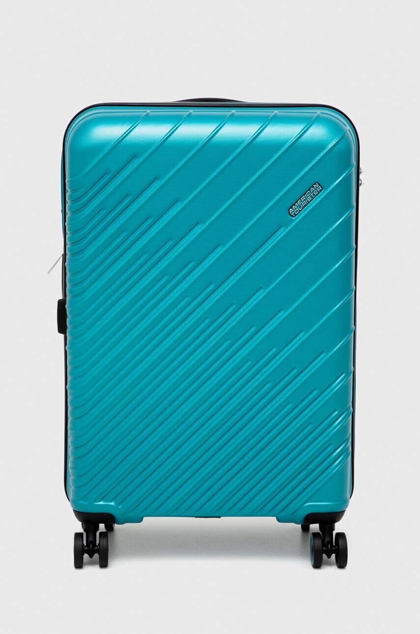 American Tourister valiză culoarea galben - Pled.ro