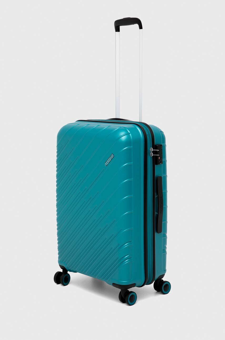 American Tourister valiză culoarea galben - Pled.ro