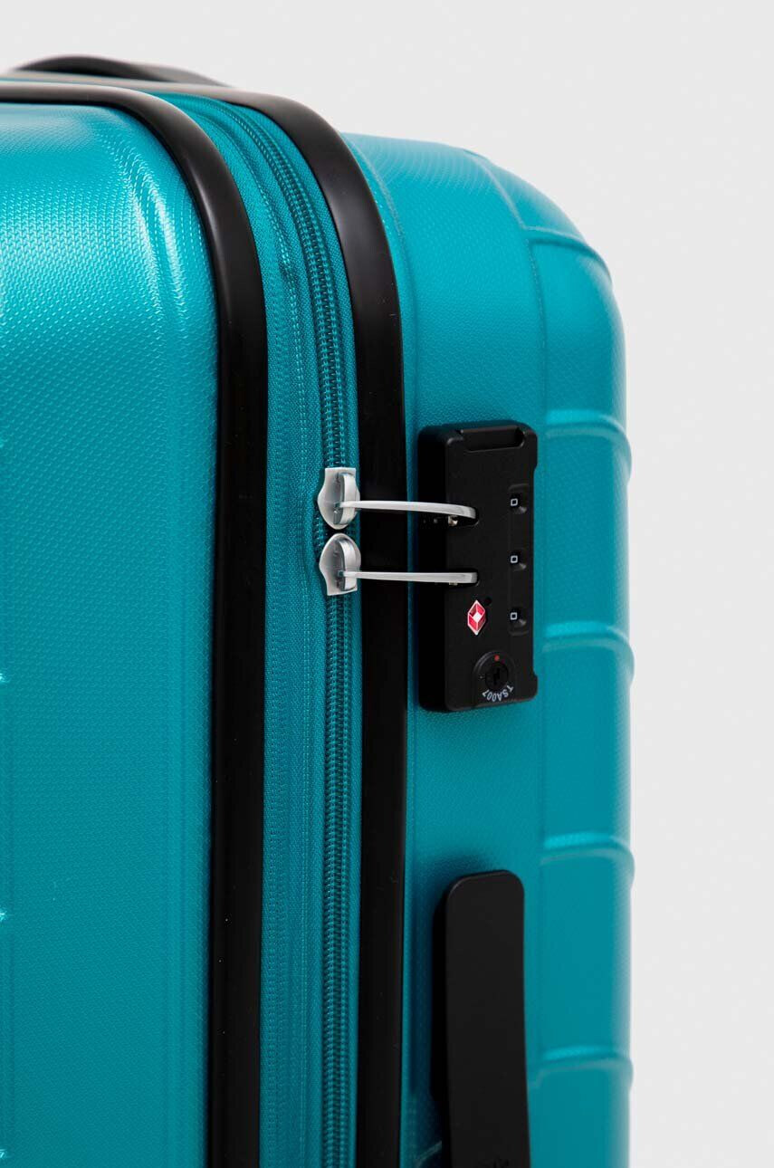 American Tourister valiză culoarea galben - Pled.ro