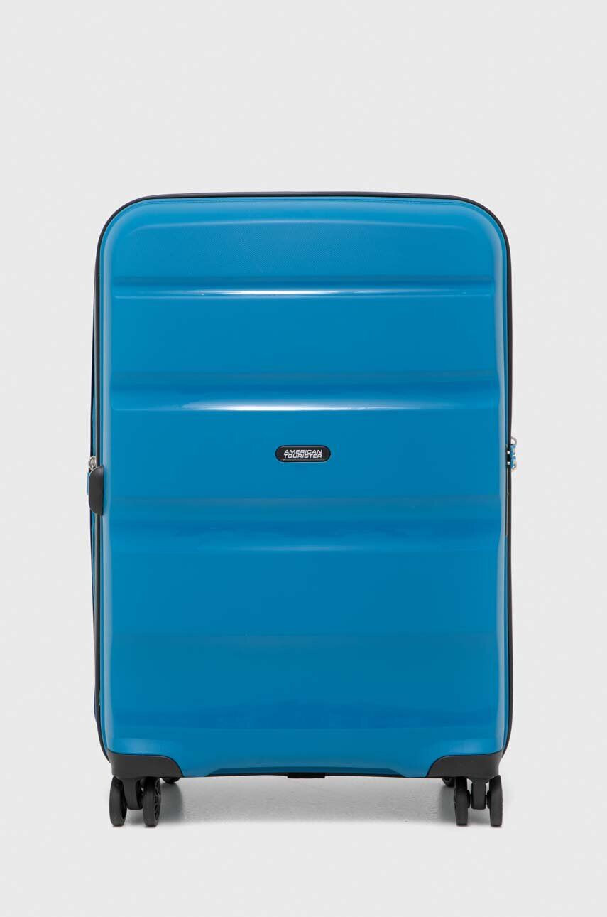 American Tourister valiză culoarea albastră - Pled.ro