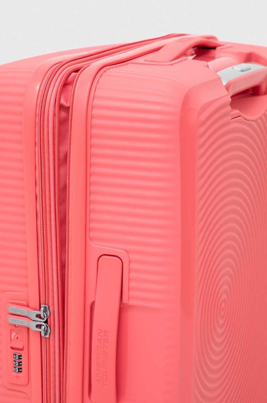 American Tourister valiză culoarea roz - Pled.ro