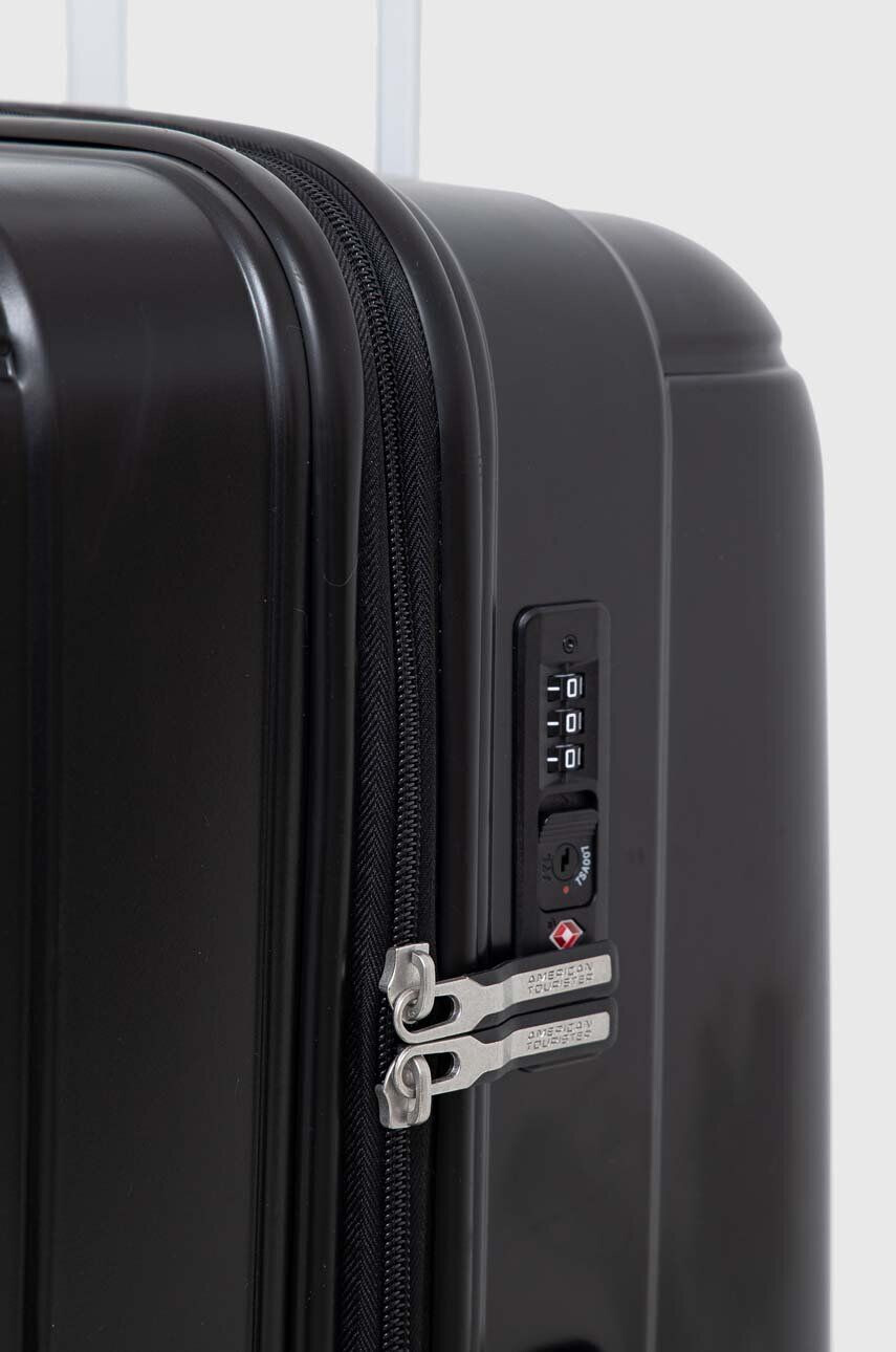 American Tourister valiza culoarea negru - Pled.ro