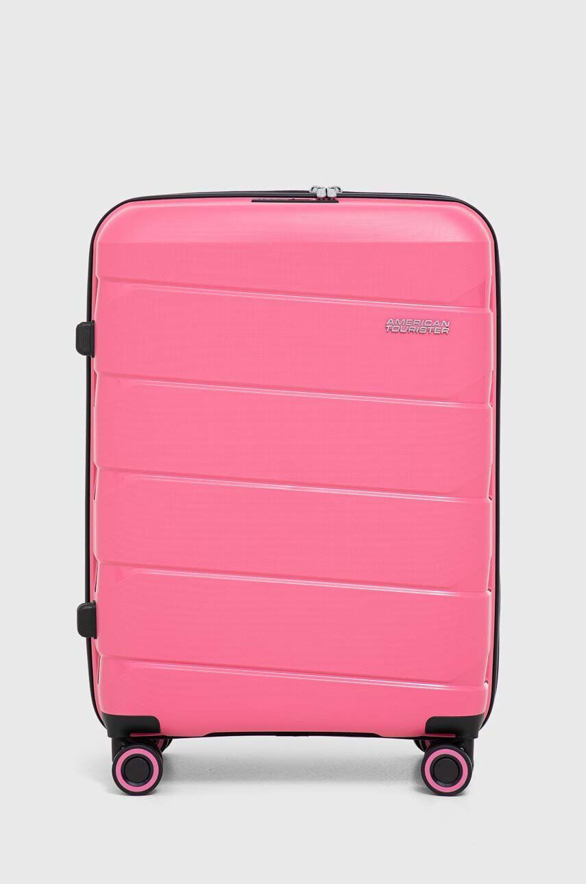 American Tourister valiza culoarea roz - Pled.ro