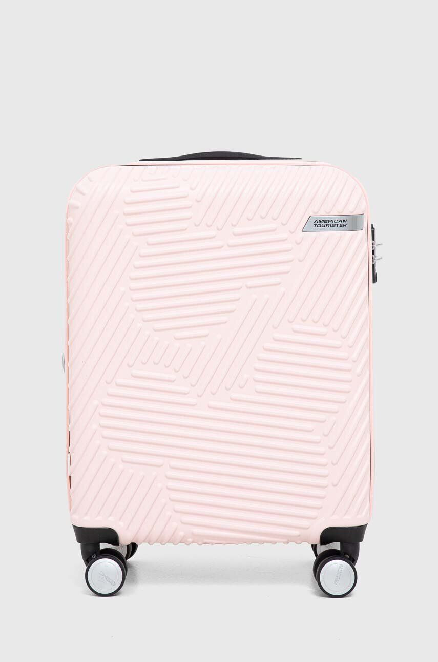 American Tourister valiza x Disney culoarea roz - Pled.ro