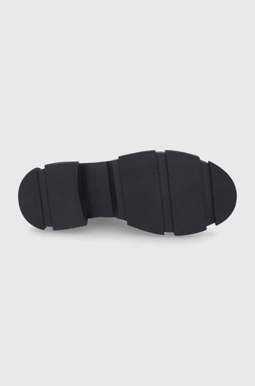 Answear Lab Botine femei culoarea negru cu platformă - Pled.ro