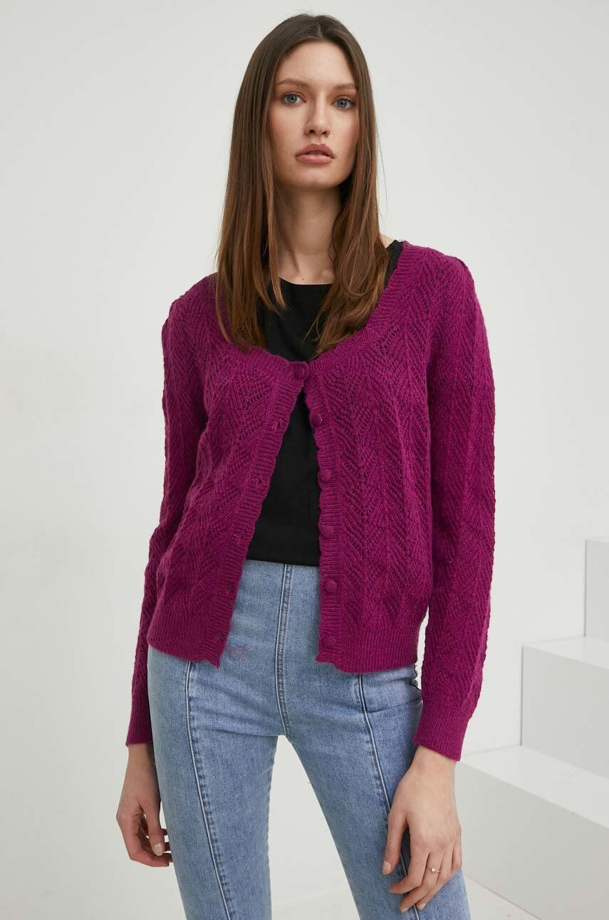 Answear Lab cardigan femei culoarea roz light - Pled.ro