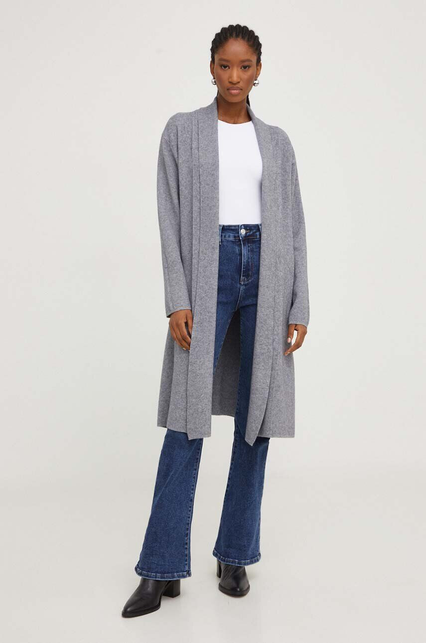 Answear Lab cardigan femei culoarea gri - Pled.ro