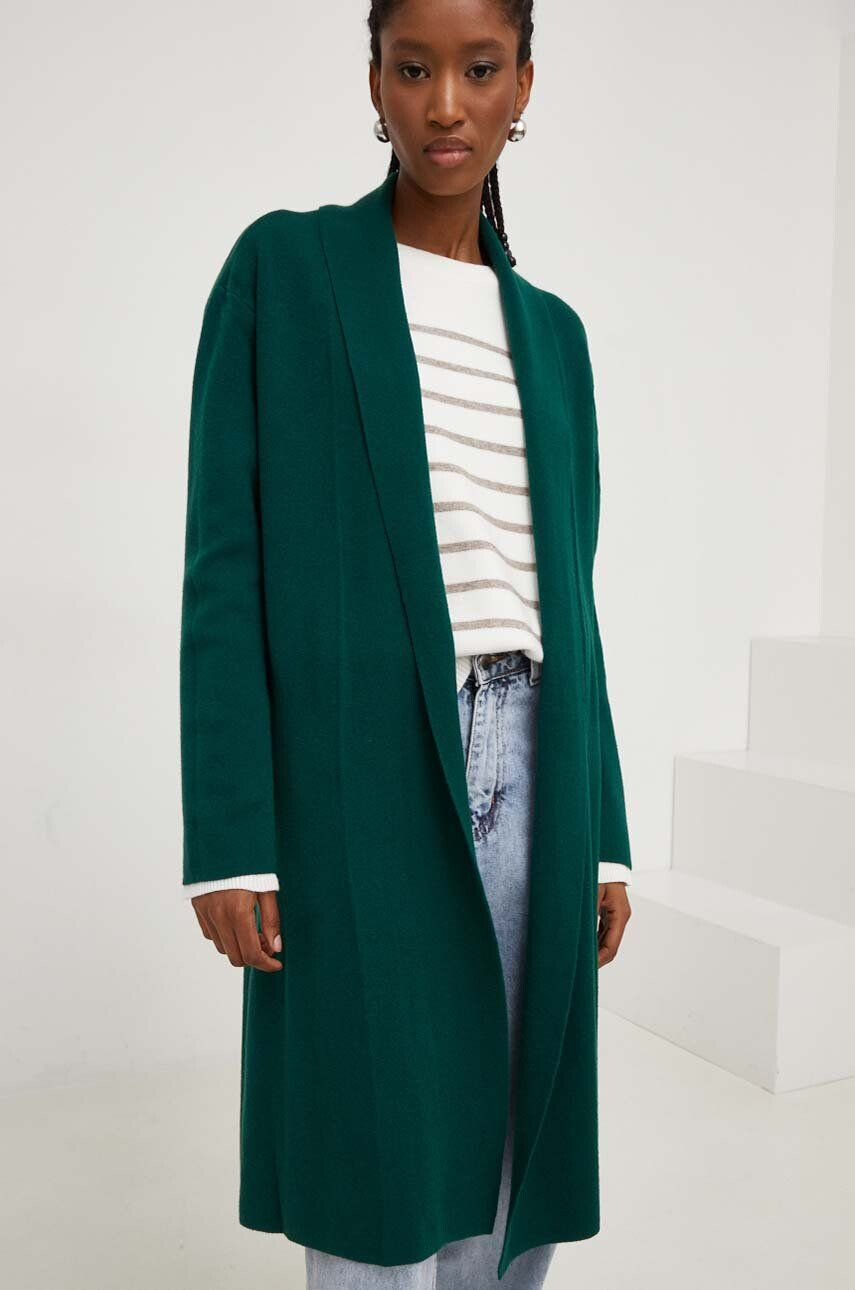 Answear Lab cardigan femei culoarea verde - Pled.ro