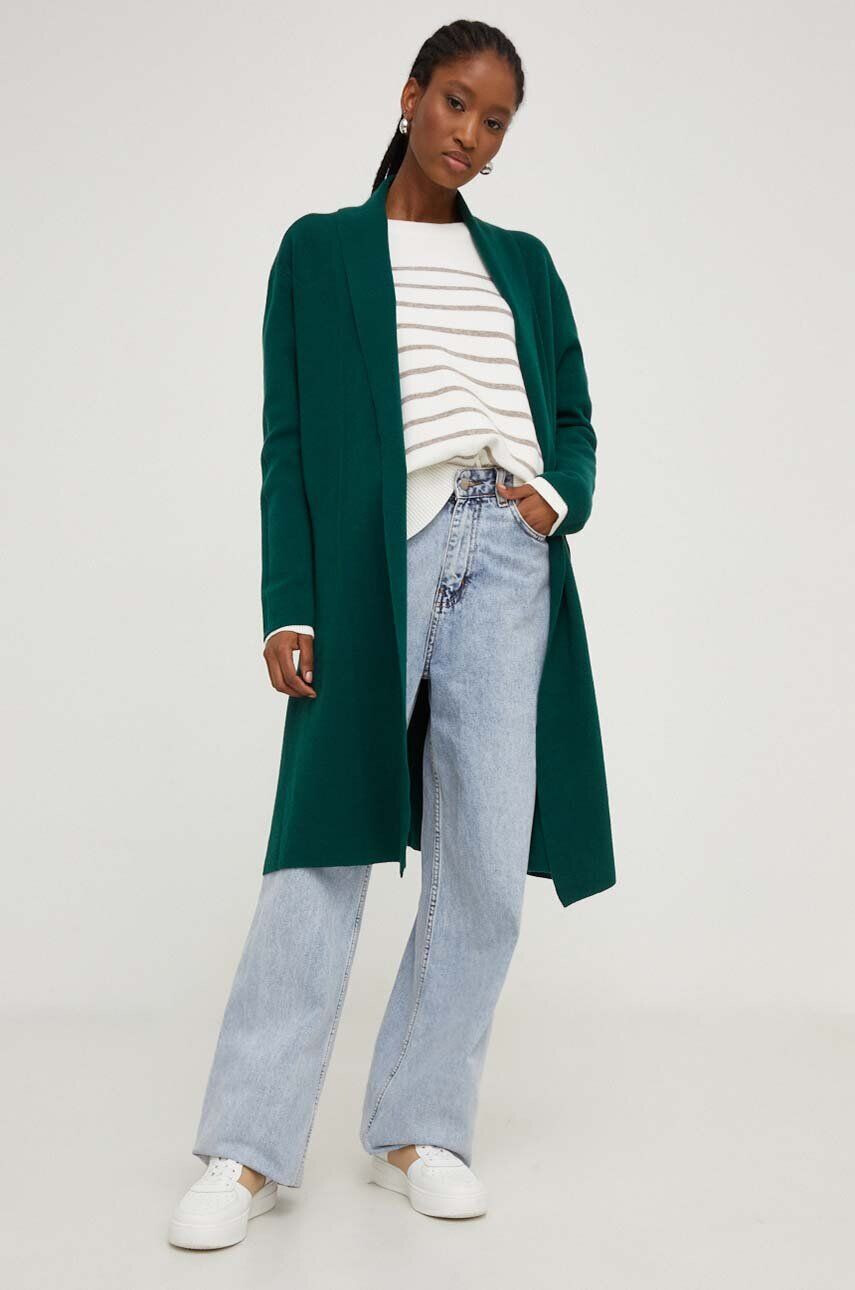 Answear Lab cardigan femei culoarea verde - Pled.ro