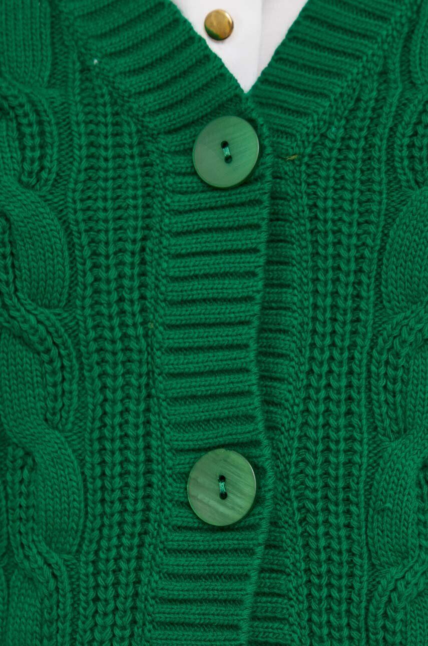 Answear Lab cardigan femei culoarea verde călduros - Pled.ro